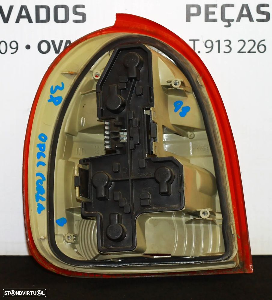 FAROLIM DIREITO OPEL CORSA B 1998 - 3