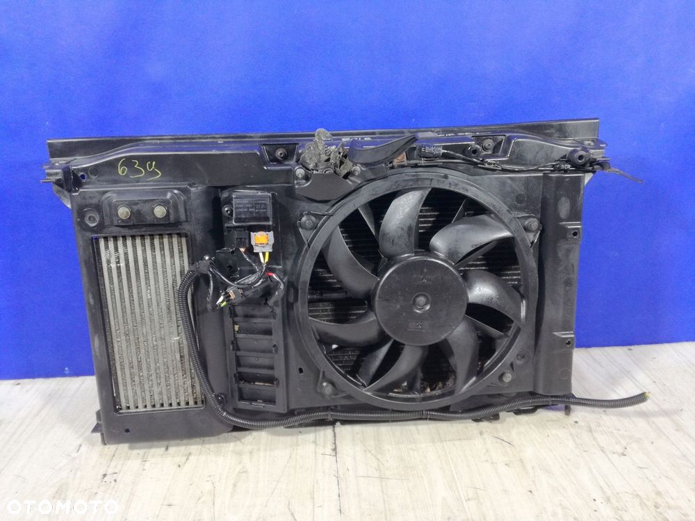 Citroen C4 II 2010/2018 pas chłodnice wentylator komplet 1.6 HDI - 1