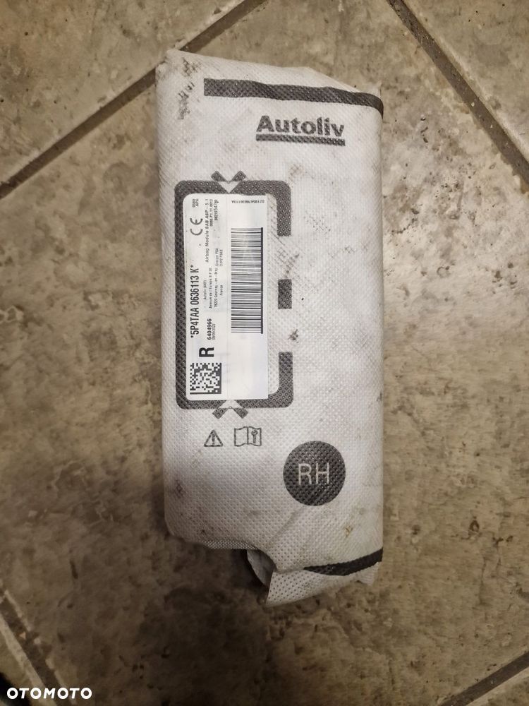 poduszka fotela airbag peugeot 208 ii lewa lub prawa 6404966 - 1