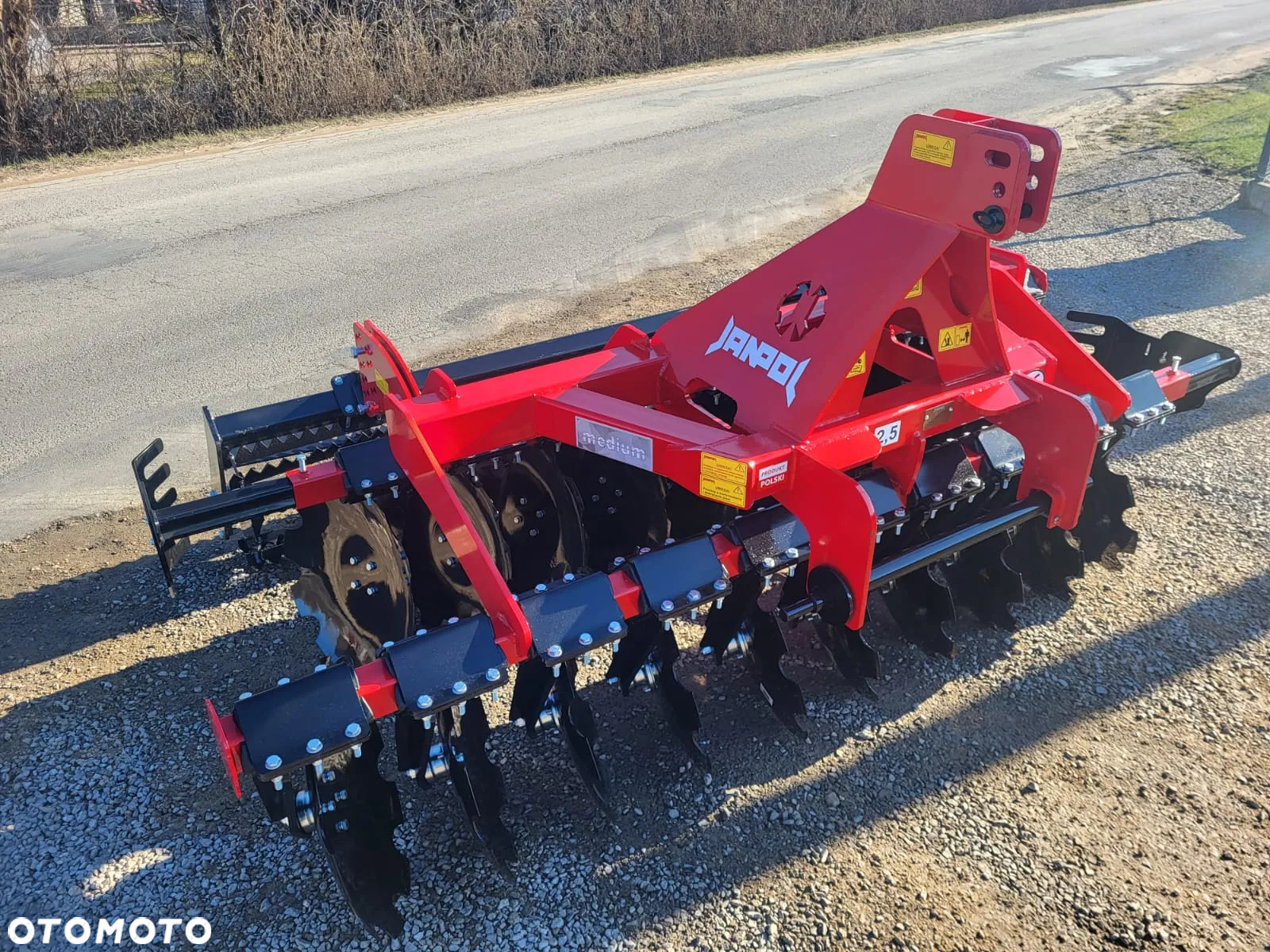 Brona talerzowa 1,6-3m TALERZÓWKA bez hydropaku/talerz 560/packer/daszek JANPOL od ręki TRANSPORT - 12