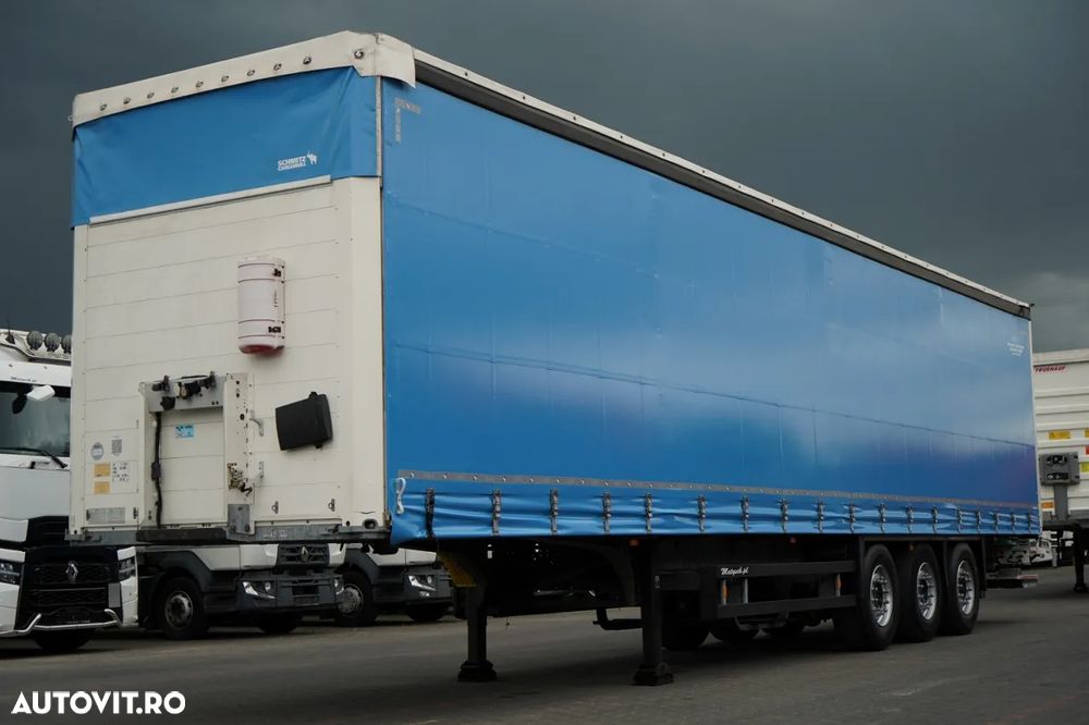 Schmitz Cargobull CORTINĂ / ELEVATOR DE SARCINĂ DHOLLANDIA - 2000 KG / 2 AXE RIDICATIVE / - 1