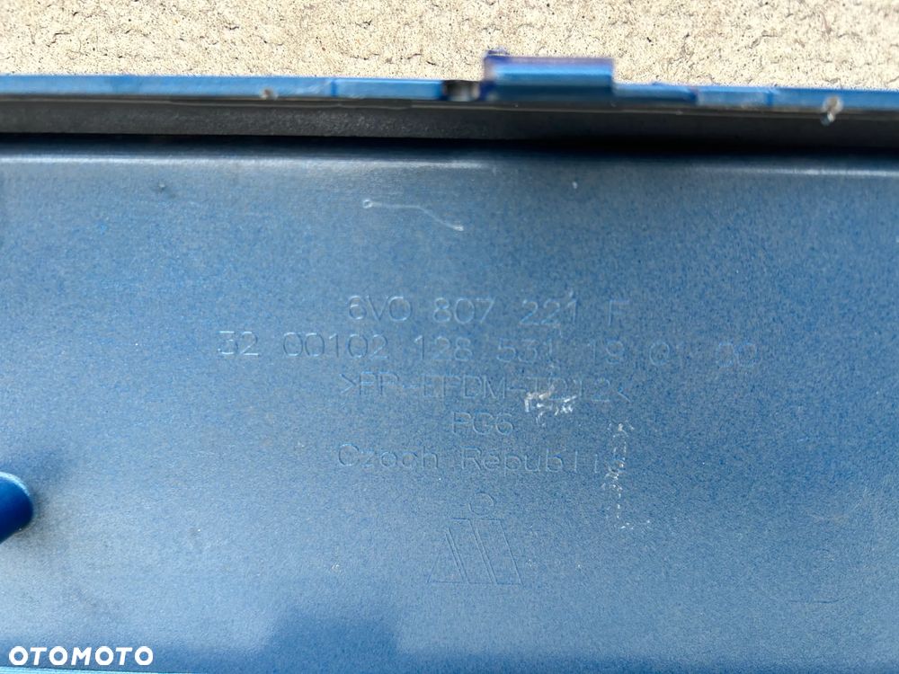 SKODA FABIA III 3 6V0 LIFT ZDERZAK PRZÓD PRZEDNI 6V0807221 - 6