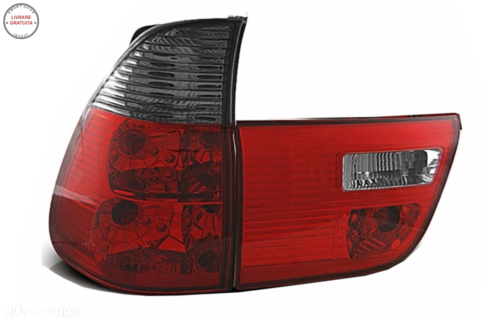 Stopuri BMW X5 E53 (09.1999-2006) Rosu & Fumuriu- livrare gratuita - 3