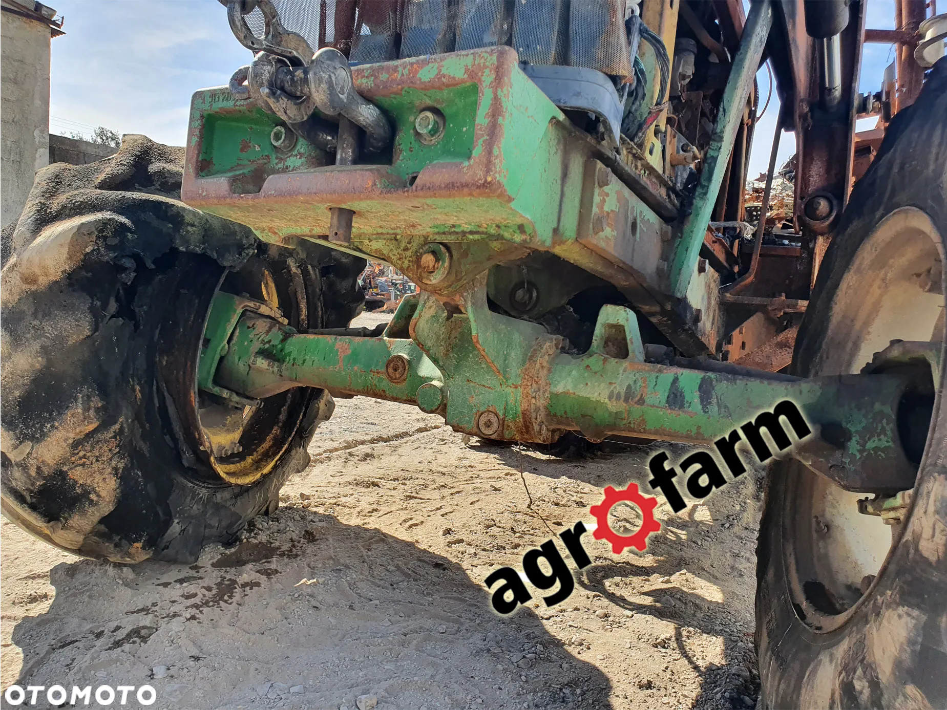 John Deere 6110 6210 6310 silnik skrzynia blok most wał zwolnica - 3