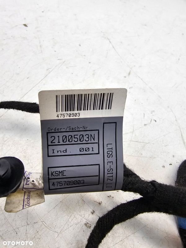 WIĄZKA FOTELA KIEROWCA PASAŻER AUDI A6 C6 FULL ELEKTRYKA - 8