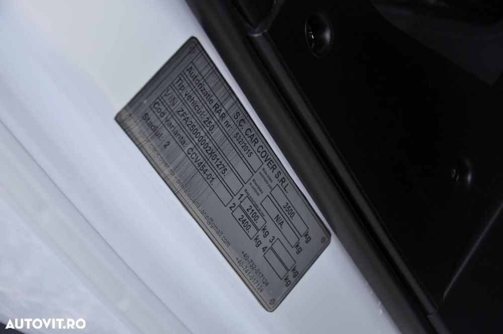 Fiat Ducato Doka 7L Prelata + Lift - 26