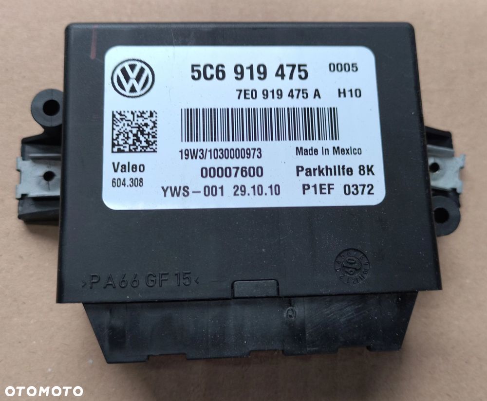 Jetta VI moduł pdc Golf VI Touran Caddy 2010-18r Volkswagen