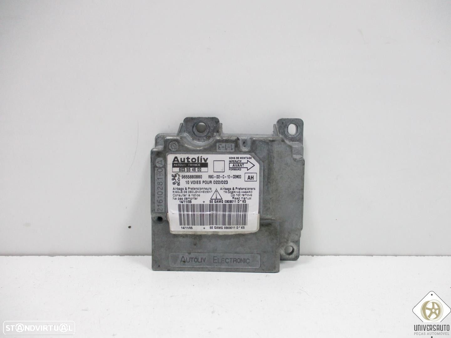 CENTRALINA AIRBAG PEUGEOT 407 SW 2006 - 4