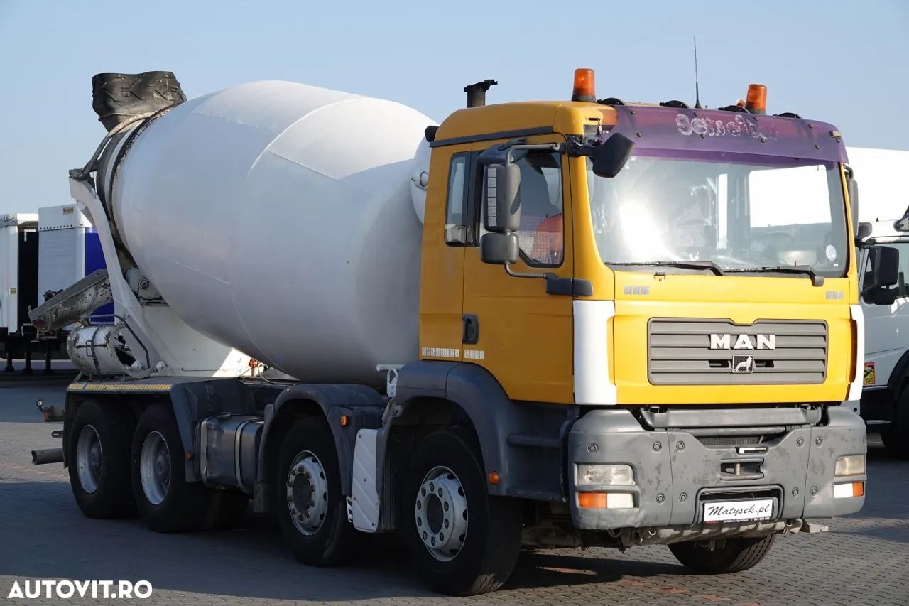 MAN TGA 35. 360 / 8x4 / LIEBHERR 9mc / BETONIERE / PEAR / MANUAL / BETONIERE / - 1