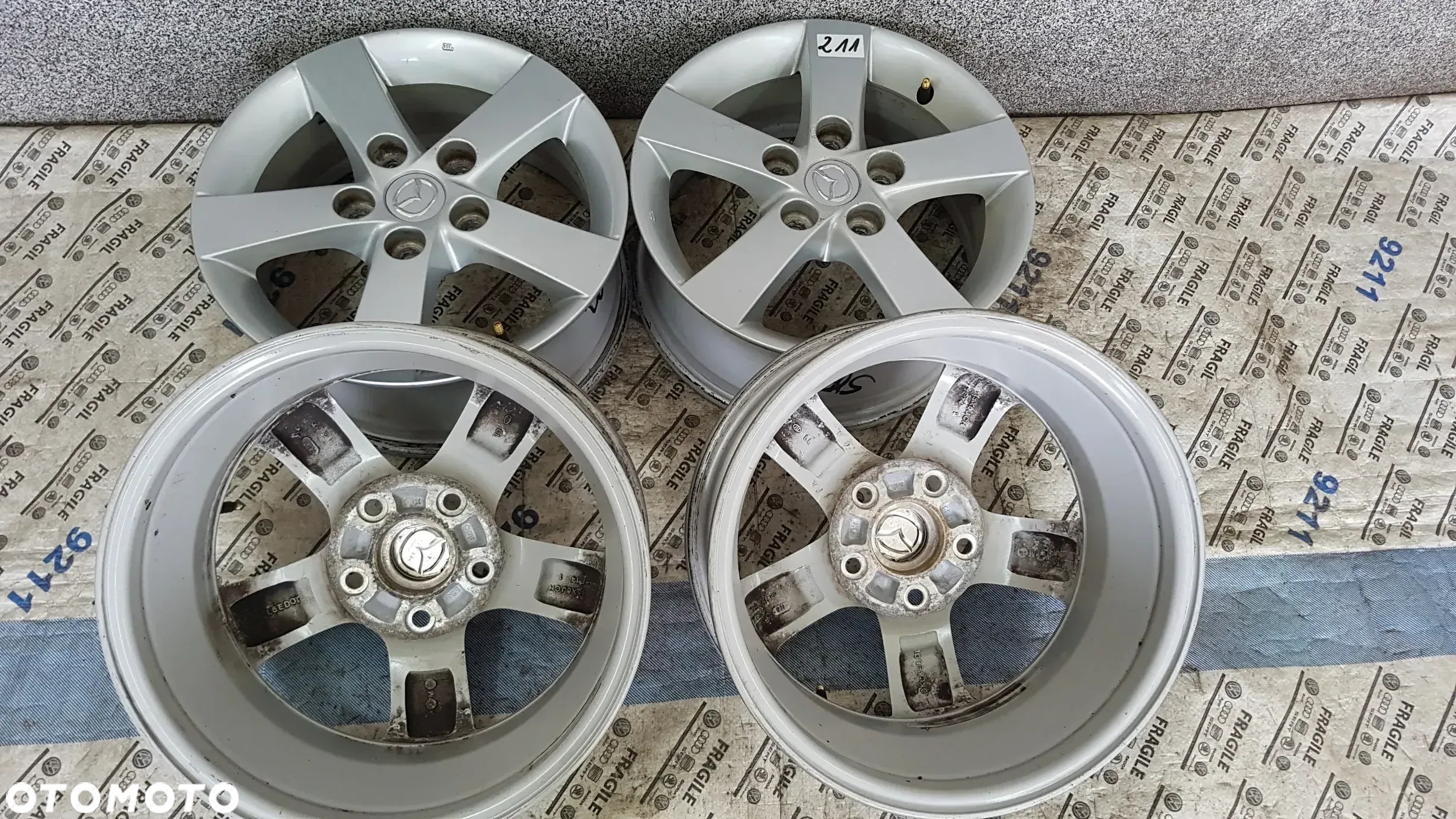 FELGI ALUMINIOWE 5X114,3 6JX15 ET52,5 MAZDA 3 5 6 KIA CEED RIO - 10