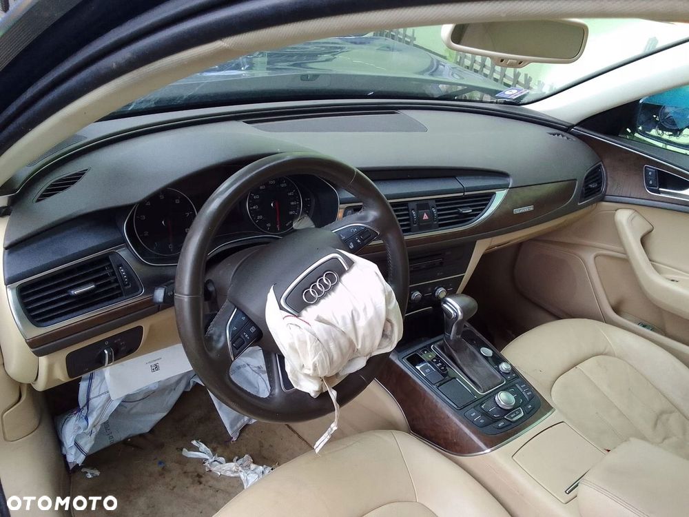 AUDI A7 A6 C7 DESKA KONSOLA BEŻOWA BRĄZOWA - 1