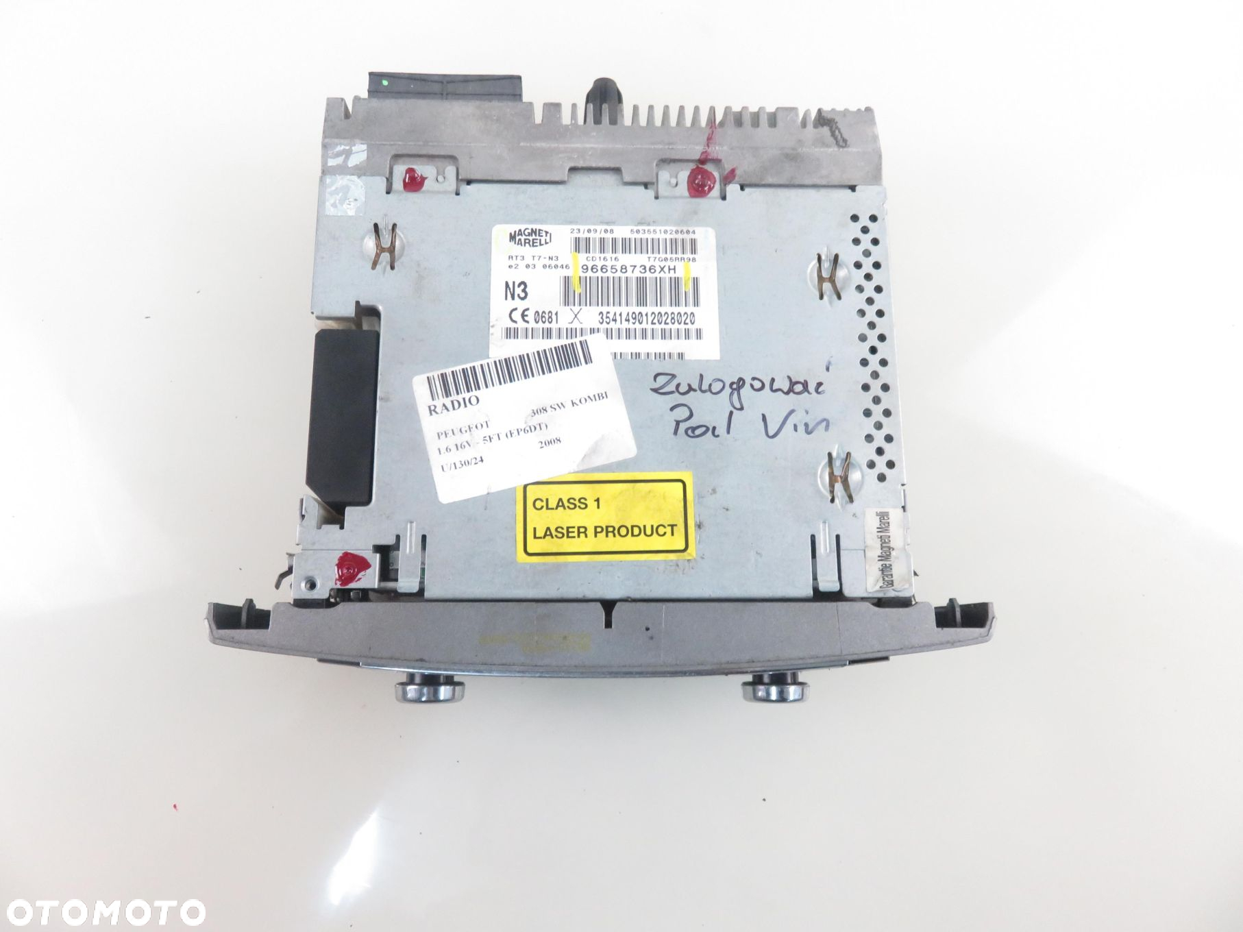 RADIO NAVI PEUGEOT 308 SW KOMBI 96658736XH - 12