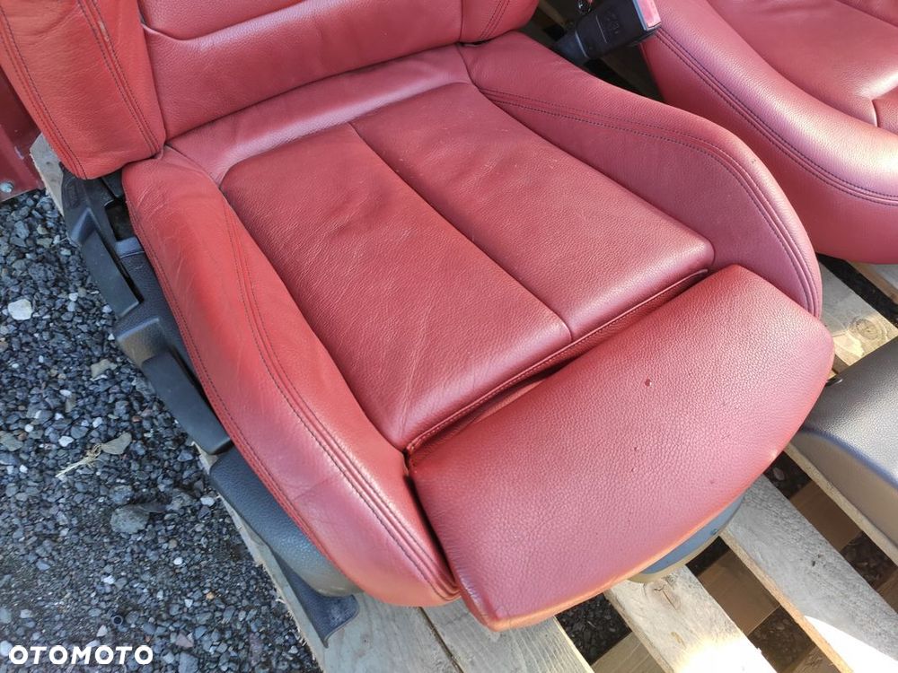 BMW 3 F30 FOTEL FOTELE WNĘTRZE BOCZKI KANAPA SKÓRA KOMPLET SKÓRA ŁADNE - 2