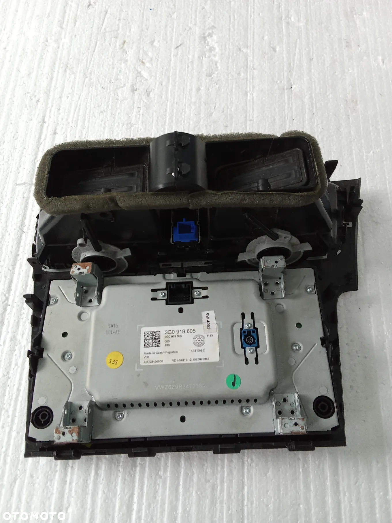 Vw Golf VII radio wyświetlacz panel 3G0919605 - 2