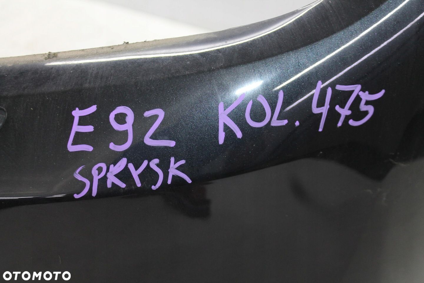 ZDERZAK PRZÓD PRZEDNI SPRYSK BMW SERIA 3 E92 E93 KOL. 475 06-12 - 13