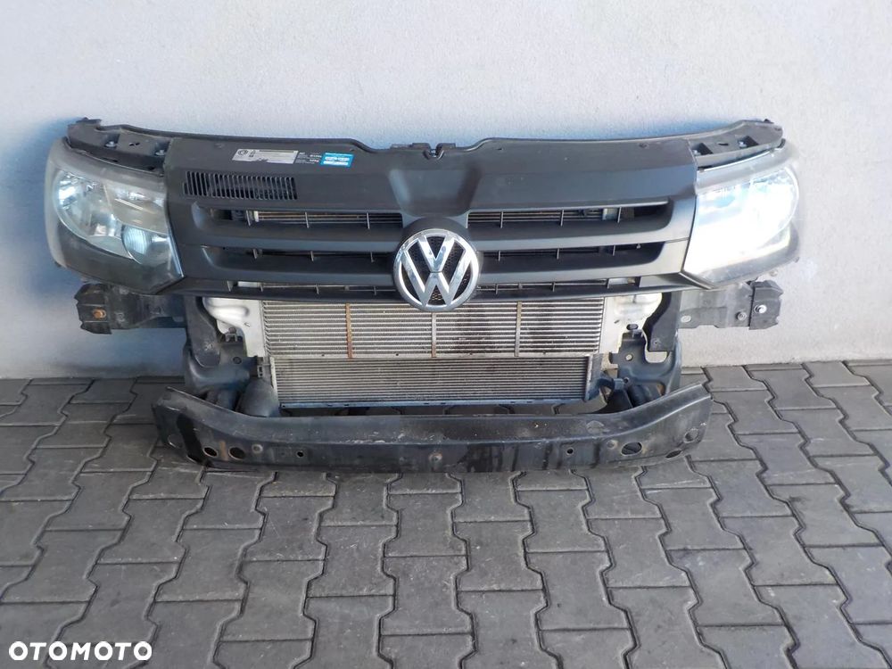 VW T5 LIFT KOMPLETNY PRZÓD PAS PRZEDNI WZMOCNIENIE CHŁODNICE LAMPY ZDERZAK - 6