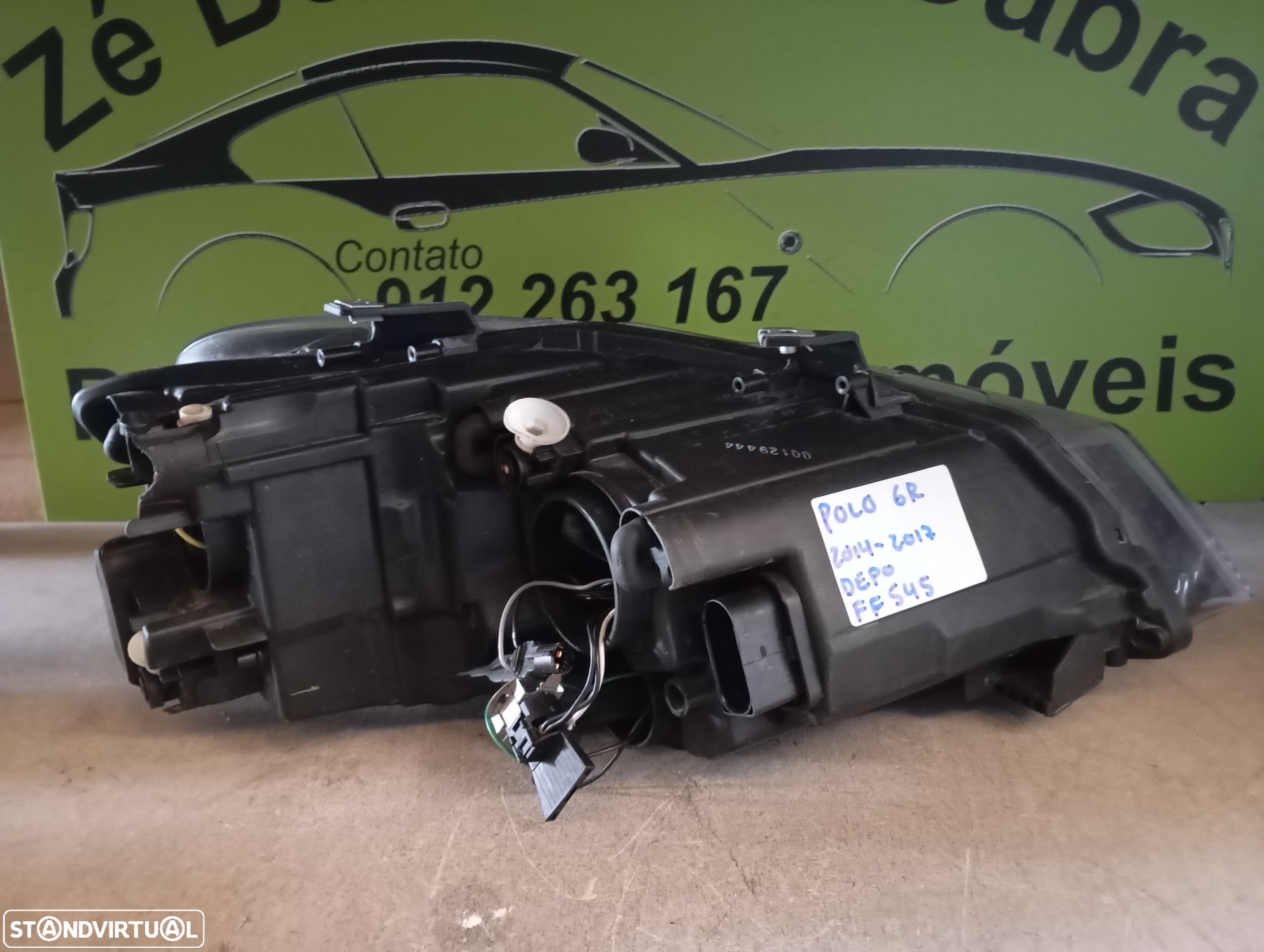 VW POLO 6R FAROL ESQUERDO - FF545 - 5
