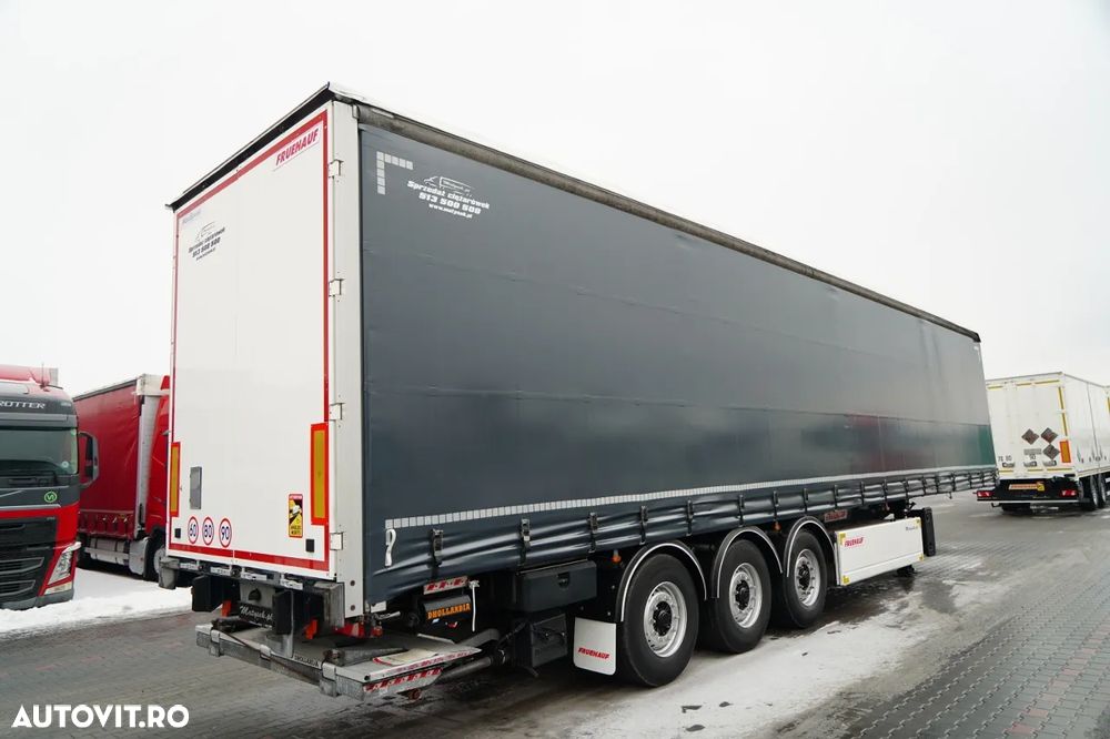 Fruehauf CORTINĂ / STANDARD / LIFT 2.000 kg / PODEA PUTERNICĂ ȘI ȘIMPĂRȚI LATERALE / CONTENIER PENTRU PALEȚI - 8