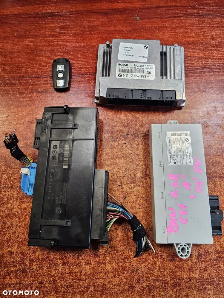 ZESTAW IMMO KOMPUTER STARTOWY BMW E87 EU 1.6B N45B16A 0261209085 6943791 - 1