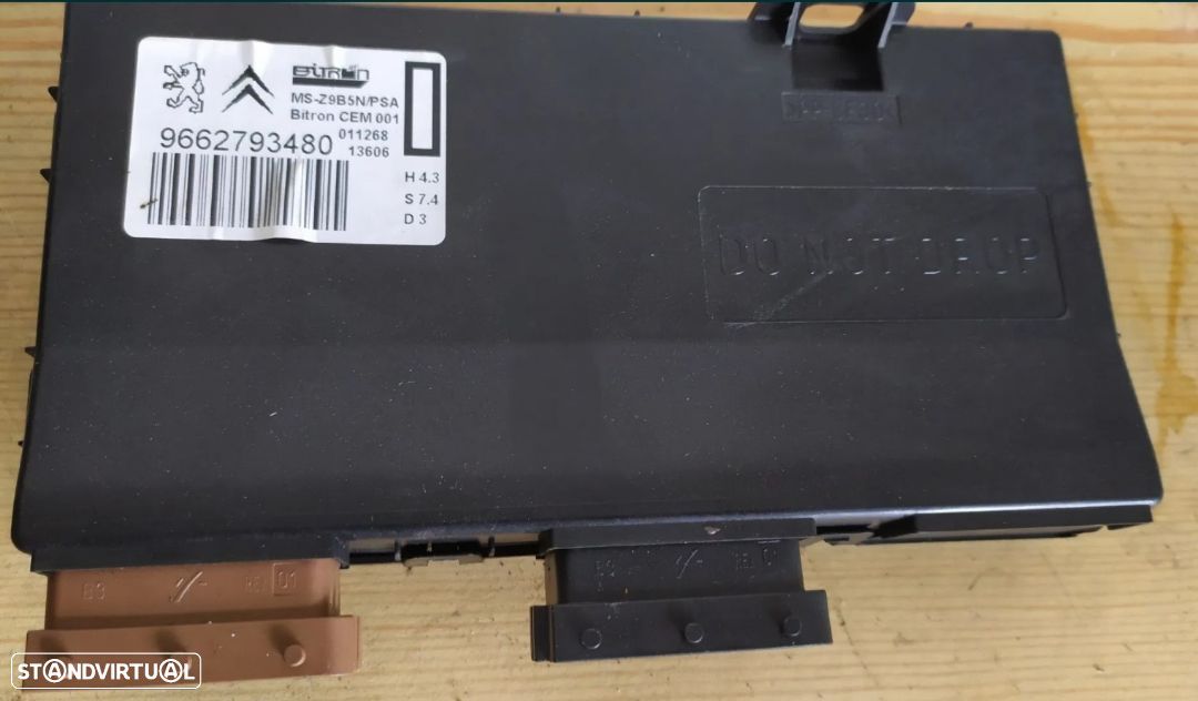MODULO DOS BANCOS CITROEN C6 PEUGEOT 407 9662793480 - 1