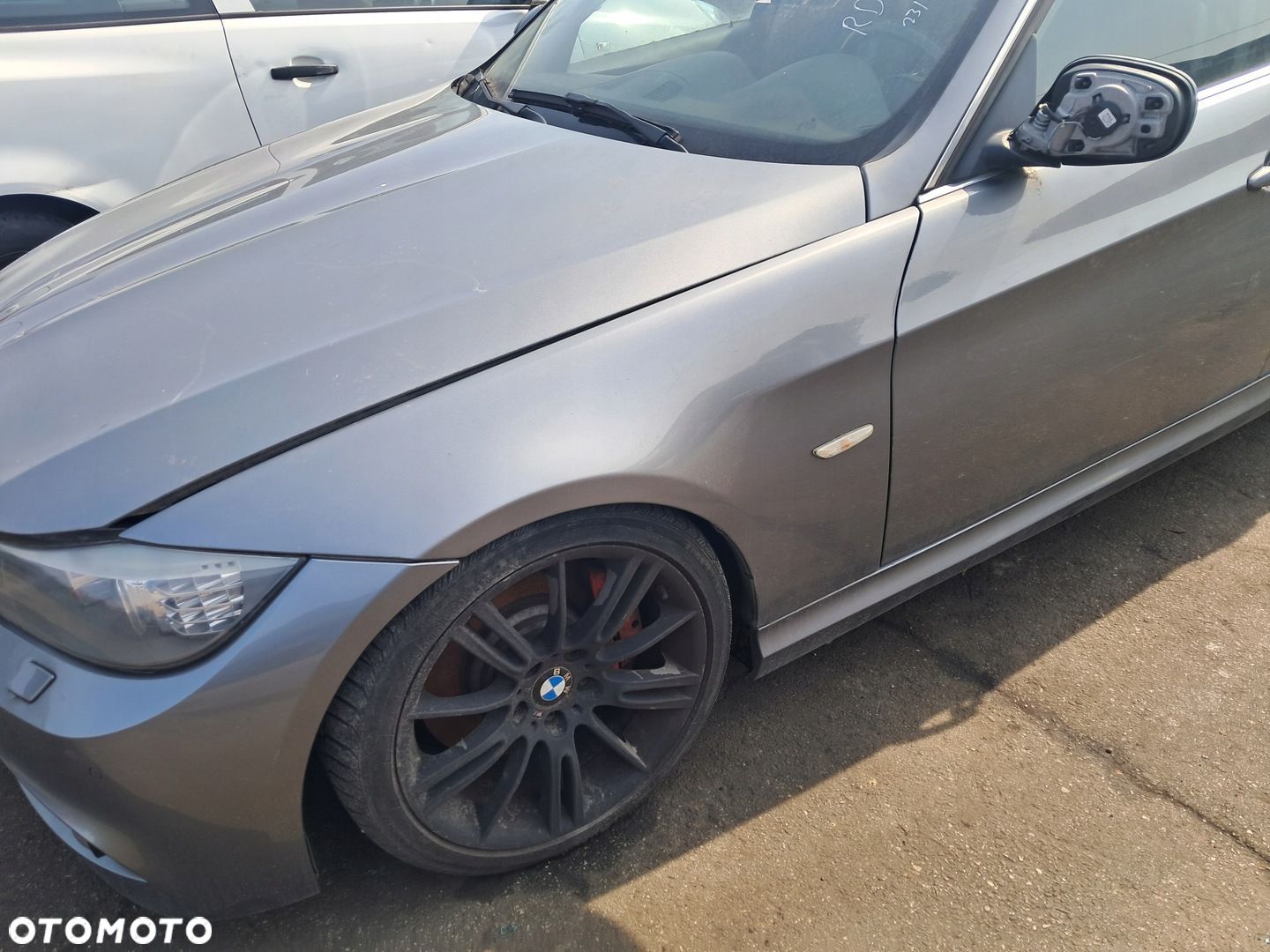 BMW Seria 3 E90 E91 LIFT Błotnik lewy przód A52/7 Spacegrau metallic - 1