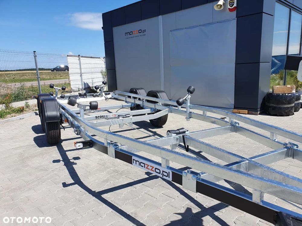 Brenderup Przyczepa pod łodziowa na rolkach 7 m DMC2500kg łożyska wodoodporne MOCNA I SOLIDNA PRZYCZEPA PODŁODZIOWA - 9