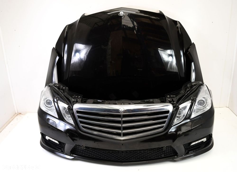 MERCEDES W212 AMG KOMPLETNY PRZOD MASKA BLOTNIKI PAS CHŁODNICE - 4