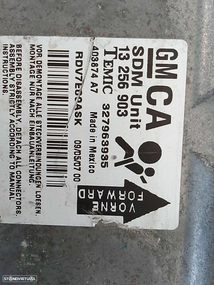 Centralina De Airbags Opel Corsa D (S07) - 4