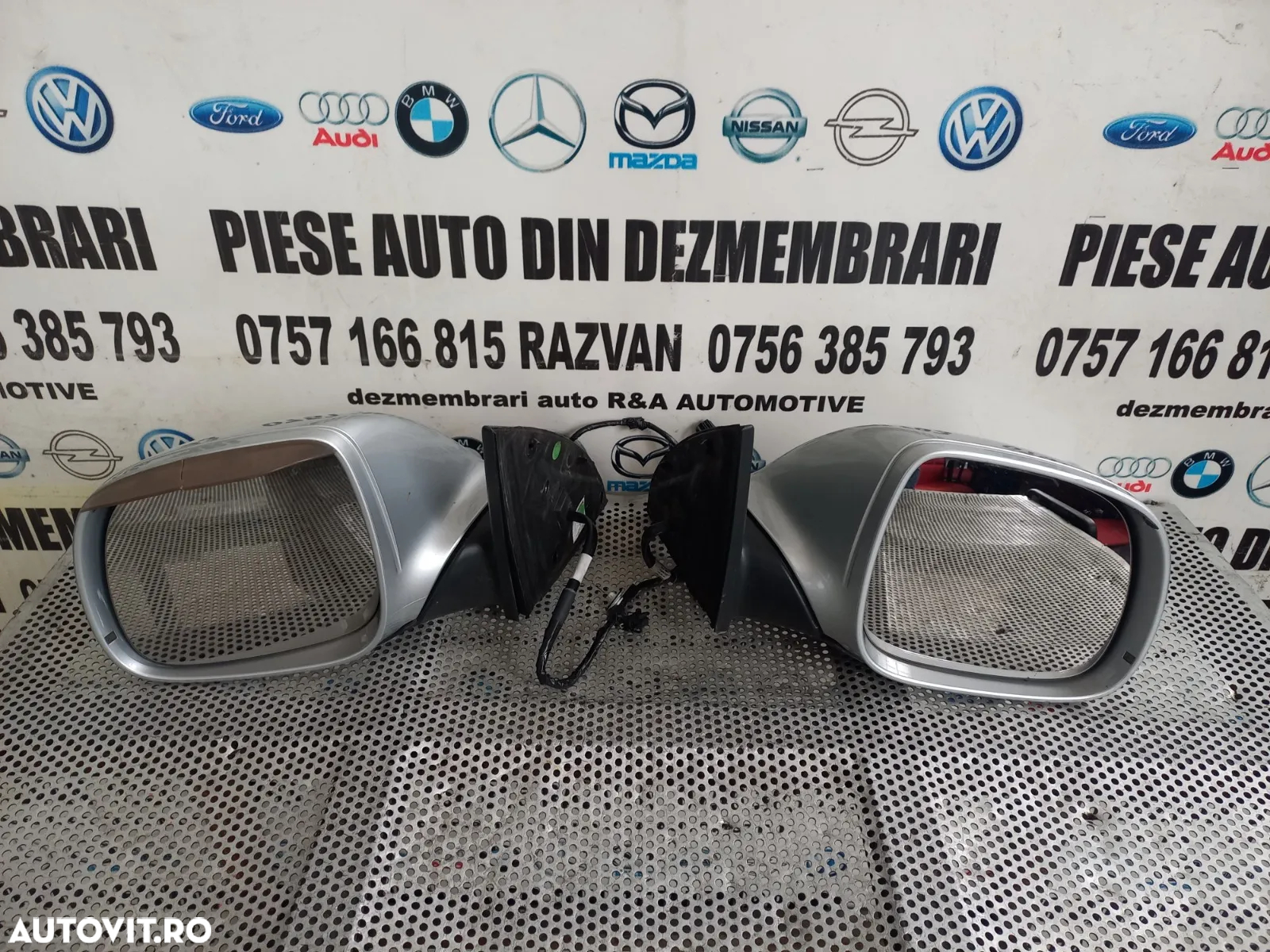 Oglinzi Oglinda Stanga Dreapta Audi Q7 4L De Anglia Cu Rabatare Electrica Si Lumini Ambientale - De - 2