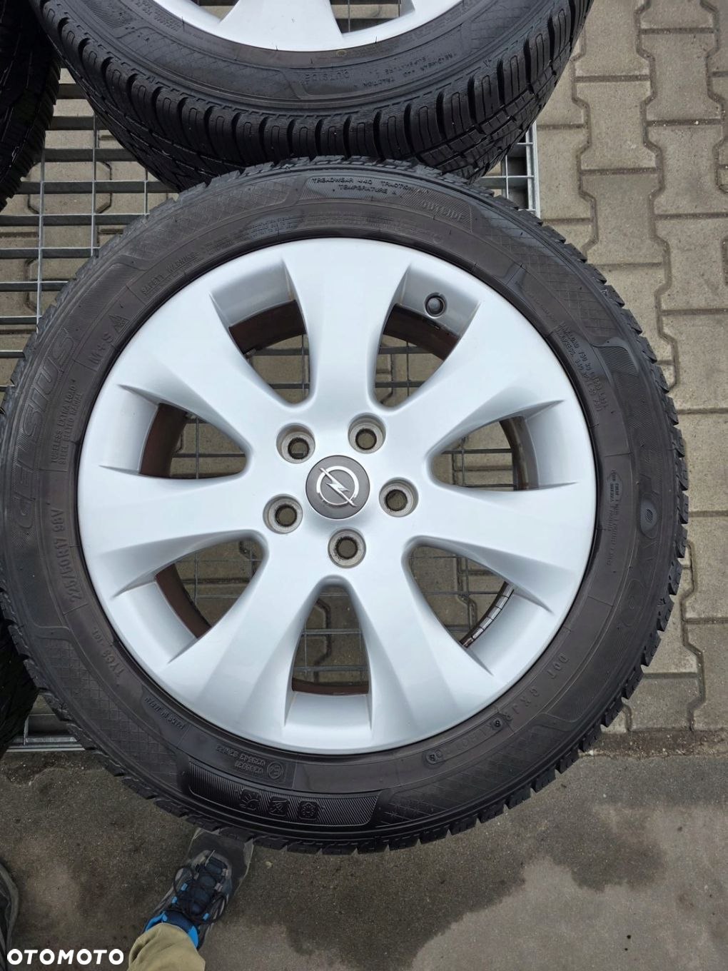 OPEL ASTRA J IV ZAFIRA C KOŁA FELGI ALUMINIOWE R17 5x115 OPONY ZIMA 225/50 - 2