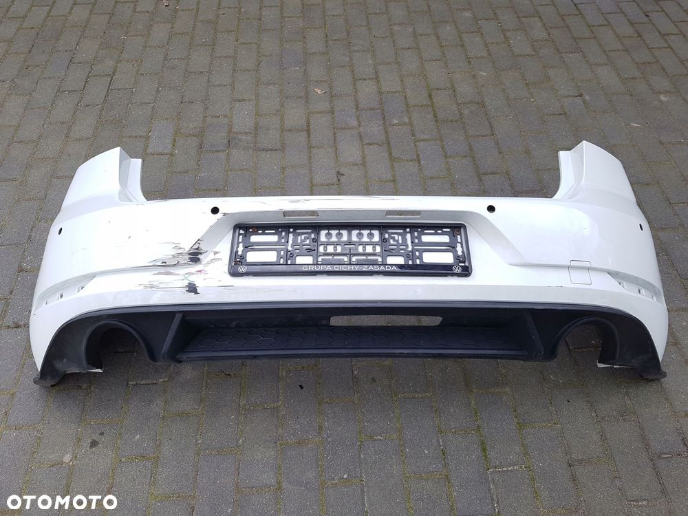 vw golf 7 hb lift gti gtd zderzak tył 5g6807421bk 4 pdc - 2