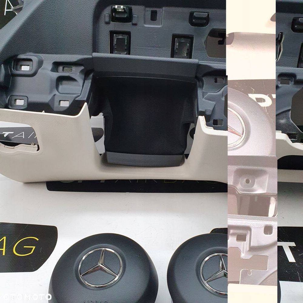 MERCEDES B-KLASA B KLASA W247 DESKA ROZDZIELCZA KONSOLA KOKPIT PULPIT PODUSZKI AIRBAG AIR BAG PASY KIT SET - 9