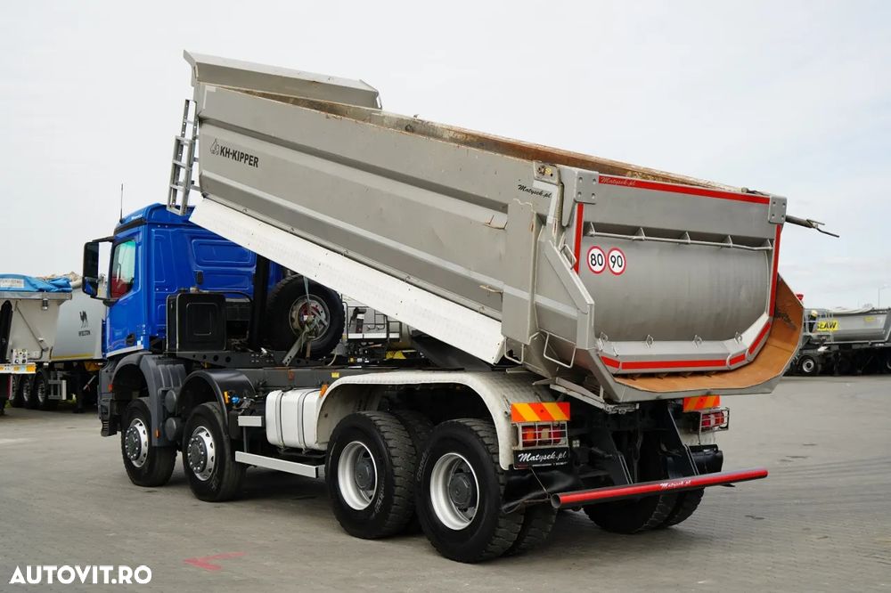 Mercedes-Benz AROCS 4145 / 8X8 / WYWROTKA TYLNOZSYPOWA / KH-KIPPER 6 M / AUTOMAT / EURO 6 - 4