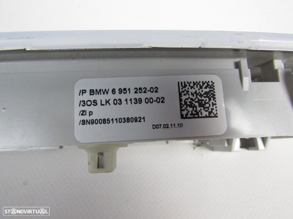 Luz de leitura Trás Seminovo/ Original BMW 1 (E81)/BMW 1 Coupe (E82)/BMW X1 (E84... - 3