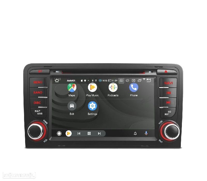 AUTO RADIO GPS ANDROID 12 PARA AUDI A3 8P 8PA SPORTBACK 03-12 B - 2