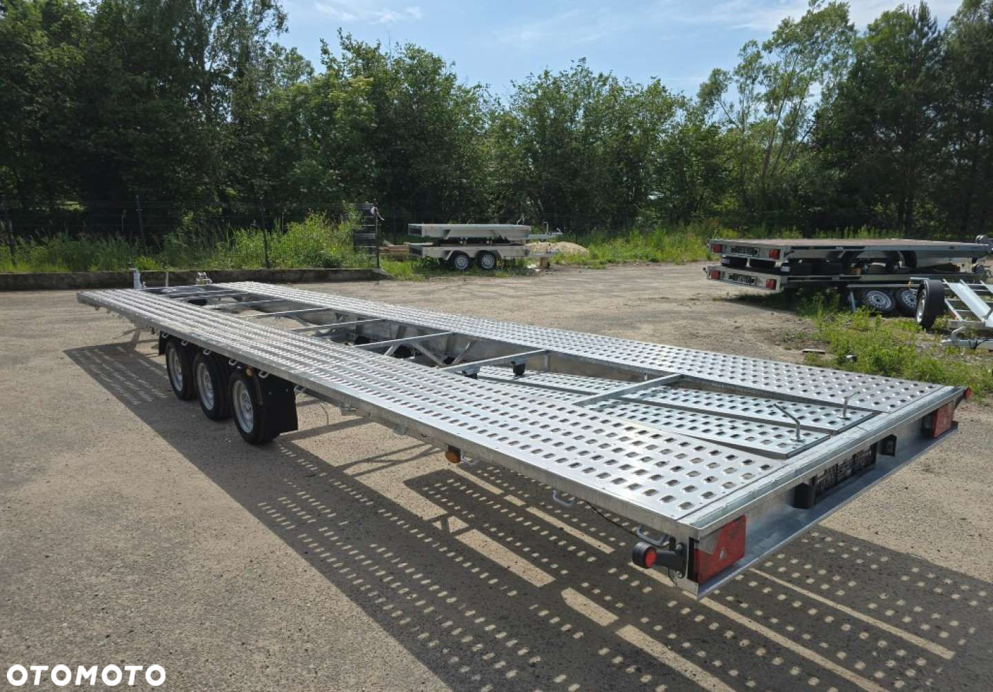 Niewiadów Laweta trzyosiowa Niewiadów (Boro) INDIANA ECO DMC 3500kg na 2 auta płaska - 12