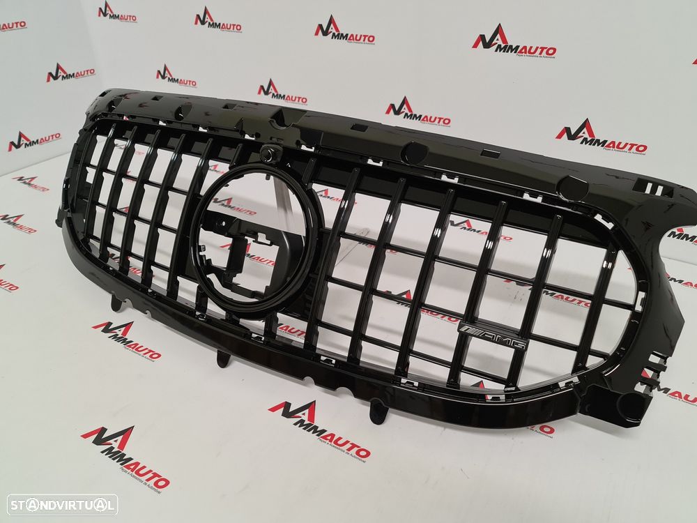 Grelha Frontal Mercedes GLA H247 GTR Panamericana Preta (Versão Padrão) - 3