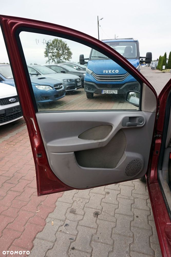 DRZWI PRZEDNIE LEWE PANDA II 132F  CZERWONY ROSSO FIAT 2003-2012 - 7