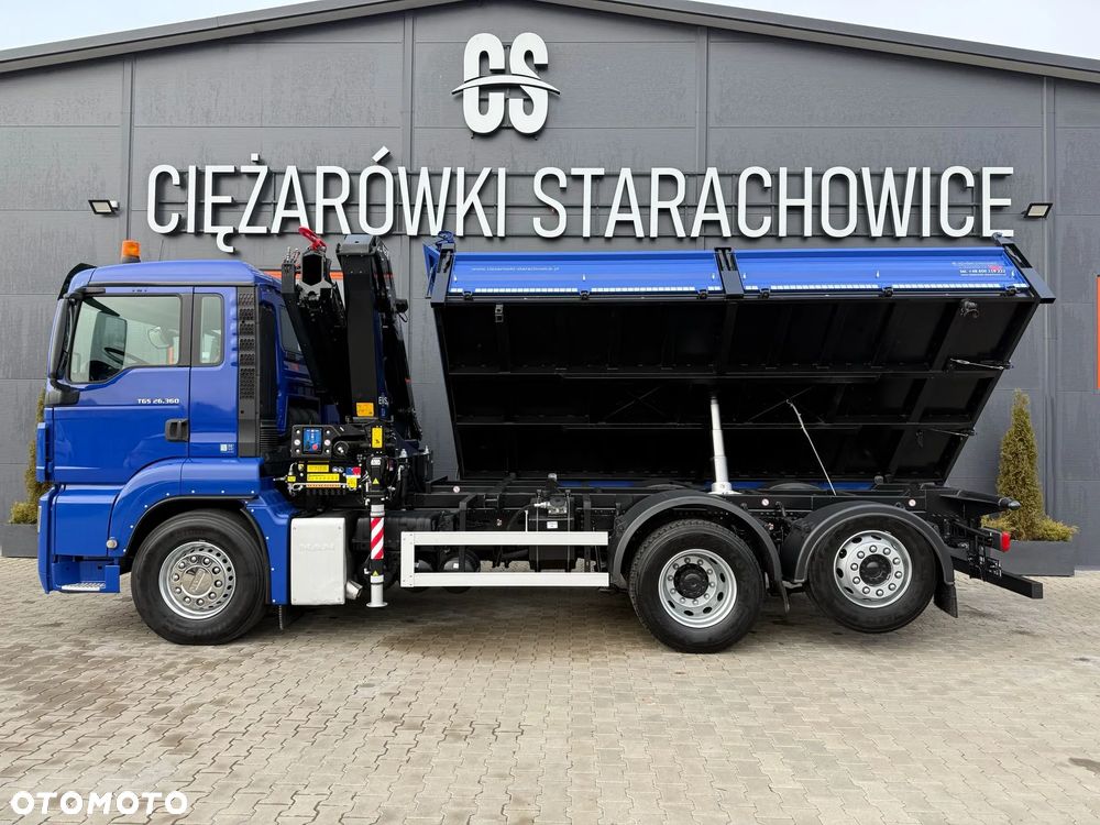 MAN TGM TGS TGX 26.360 // E5 // 6x2 6x4 // WYWROTKA 3-S // HMF 1420 K2 // kipper, krane, crane, żuraw, dźwig, wywrot - 21