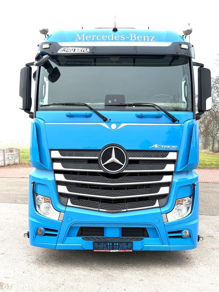 Mercedes-Benz ACTROS 1833 / FIRANKA/ WINDA / NOWY TACHOGRAF G2V2 / NOWE OPONY / 19PALET / 8TON ŁADOWNOŚCI / AUTOMAT / DUŻY SILNIK  / SYPIALKA / SERWISOWANY / 2018 / JAK NOWY  / - 3