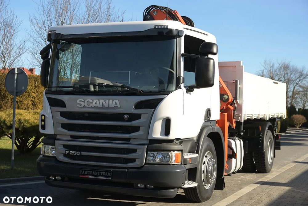 Scania P 250///* 2015///* PRZEB. JEDYNE 298TYŚ KM///* 18000KG///* HDS///* 3 STRONNY WYWROT//* /WAGA///* STAN BARDZO DOBRY - 9