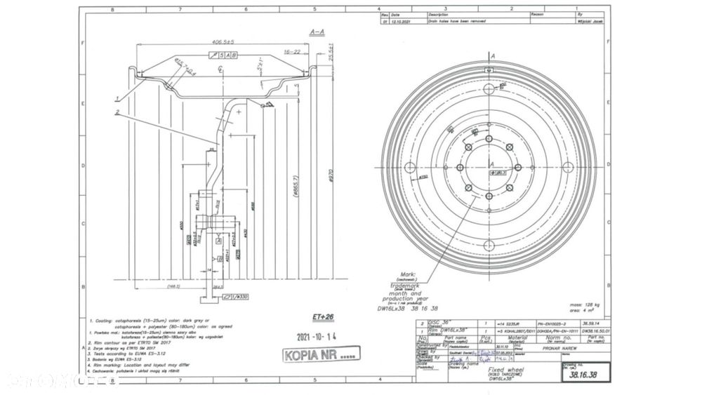 FELGA 16x38 - 4
