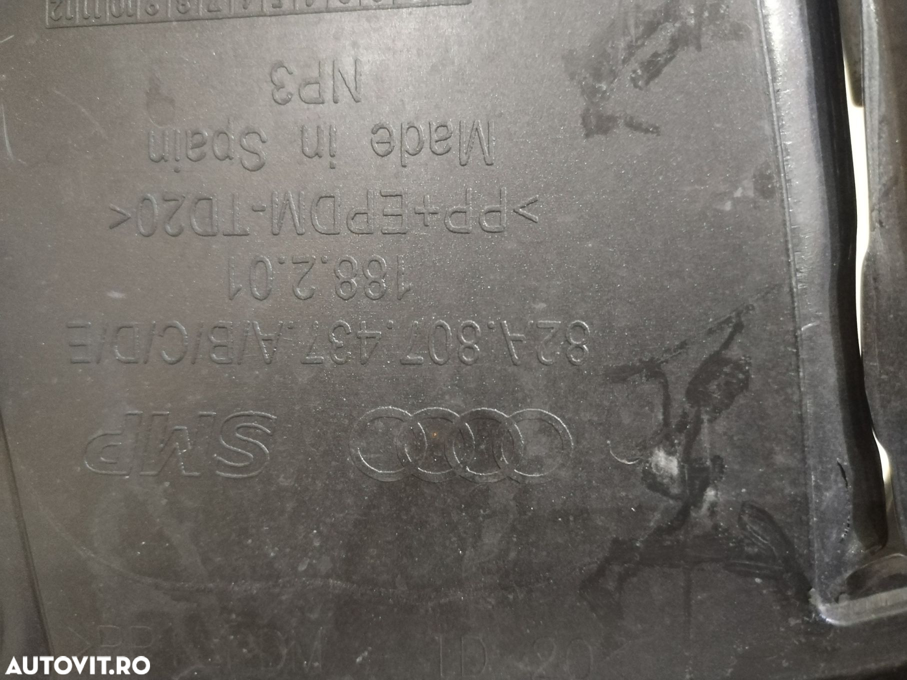 Bara fata Audi A1, 2019, 2020, 2021, 2022, 2023, 2024, cod origine OE 82A807437A. - 8