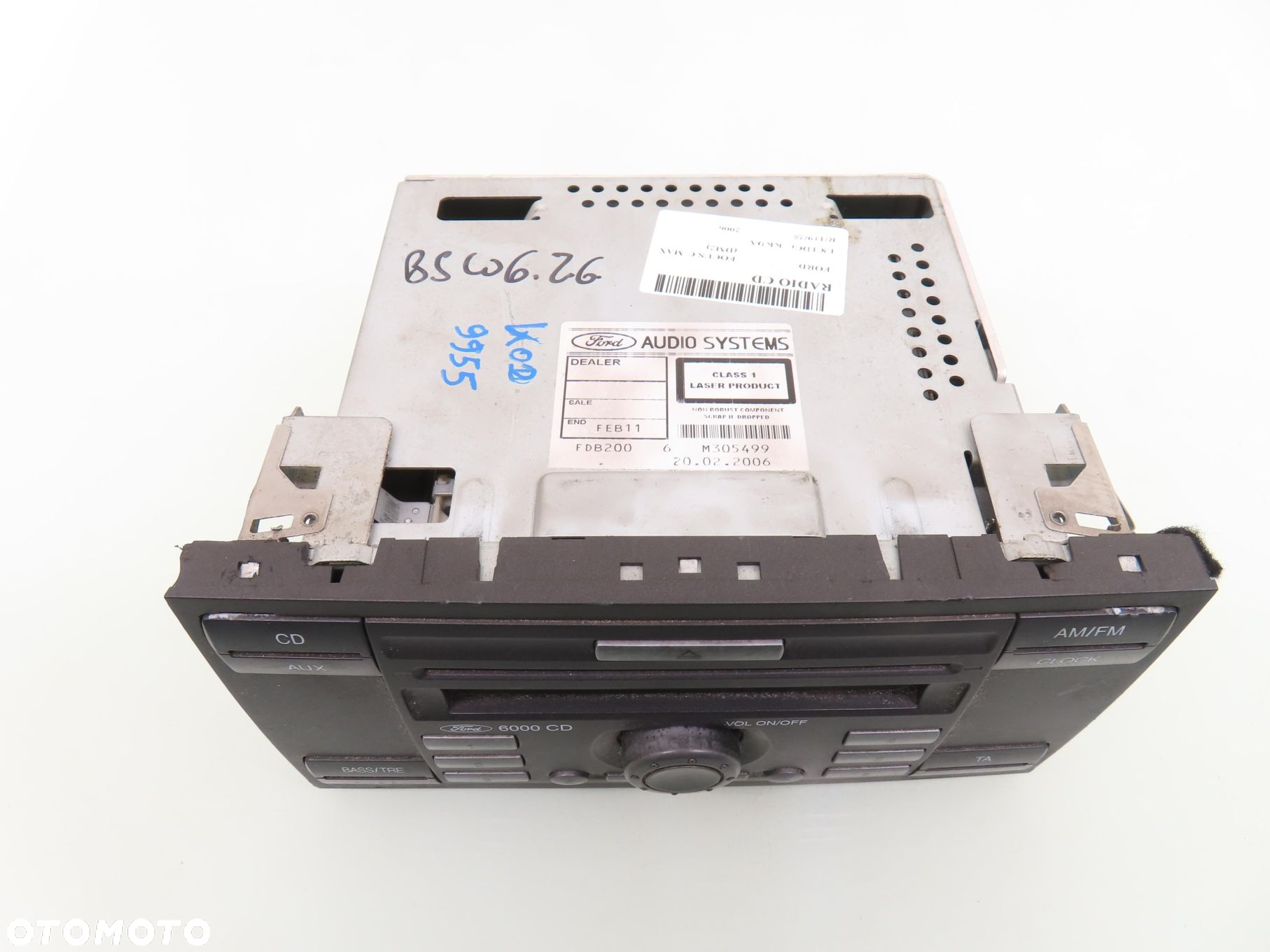RADIO FORD FOCUS C-MAX 6S6118C815AF + KOD - 6