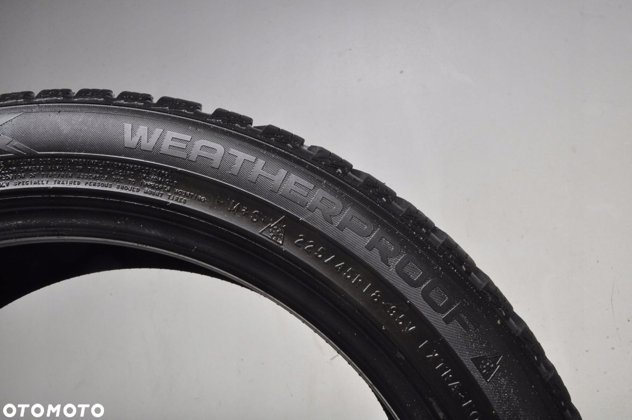 2X OPONY NOKIAN WEATHERPROOF 225/45R18" 2019R - 7