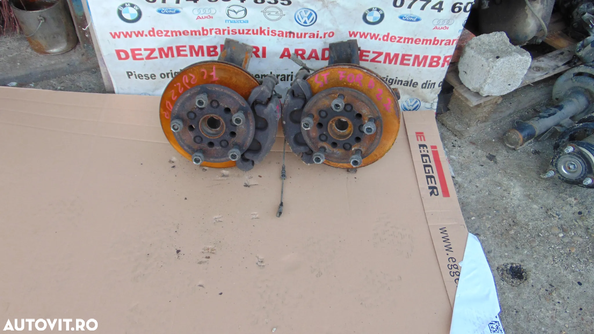 Fuzeta Ford Transit 2014-2023 Custom 2012-2020 fuzete stanga dreapta cu rulment si abs dezmembrez - 4
