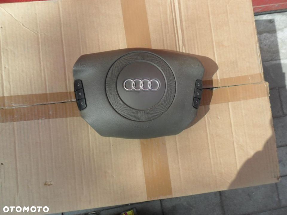 PODUSZKA AIR-BAG AUDI A4 B5 A6 C5 MULTIFUNKCJA BEŻ - 1