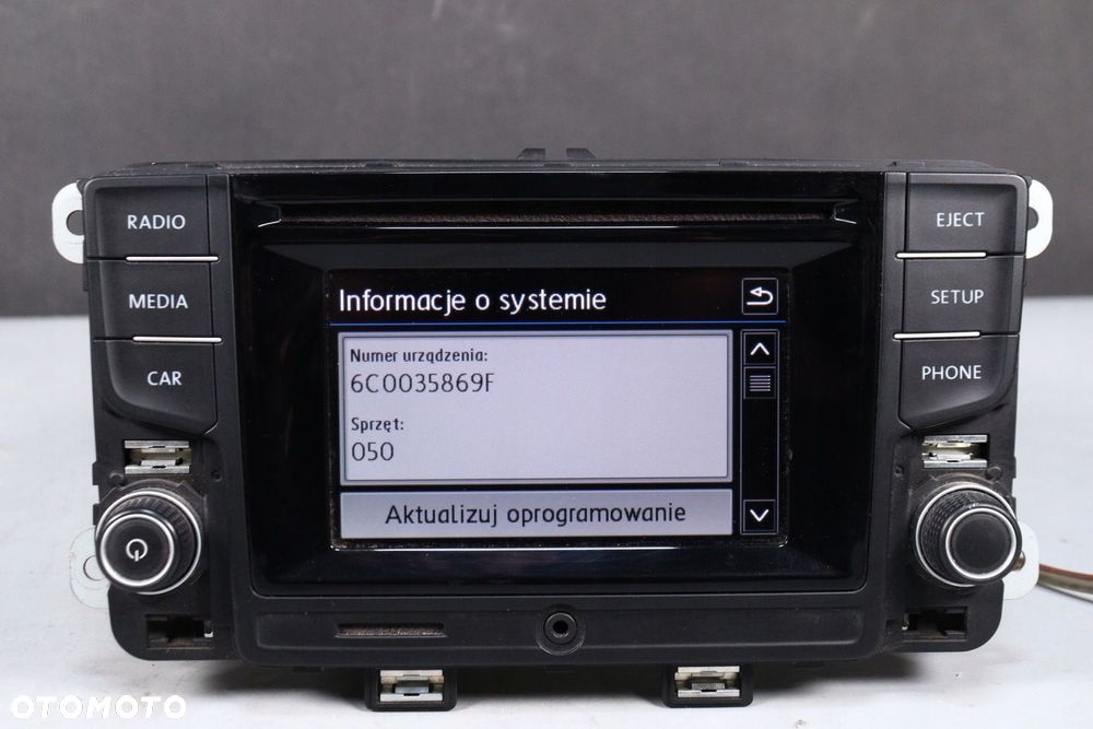 Radio fabryczne CD BT VW Polo 6C V LIFT 14-17 ORYGINAŁ - 6