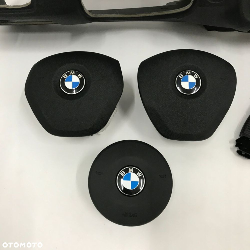 BMW F30 F31 F32 LCI DESKA ROZDZIELCZA KONSOLA KOKPIT PULPIT PODUSZKI AIRBAG AIR BAG NAPINACZE KIT SET - 5