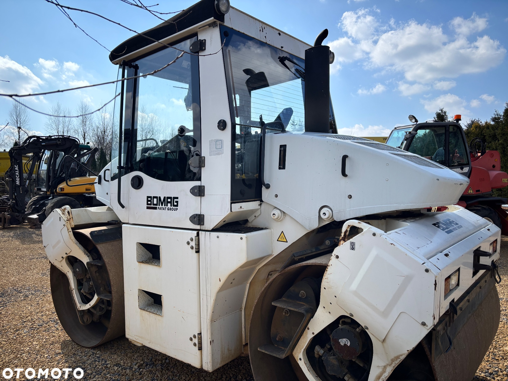 Bomag Walec BOMAG BW 174 2008R WAGA 10TON , STAL STAL B. DZIELONE,miernik zag ,obcinarka - 3